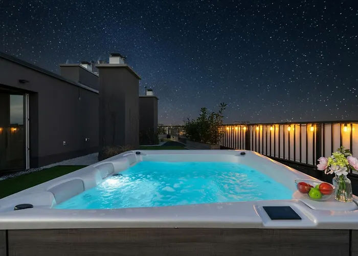 Luxury Sky Jagodno With Jacuzzi Parking & Terrace By Renters Prestige
